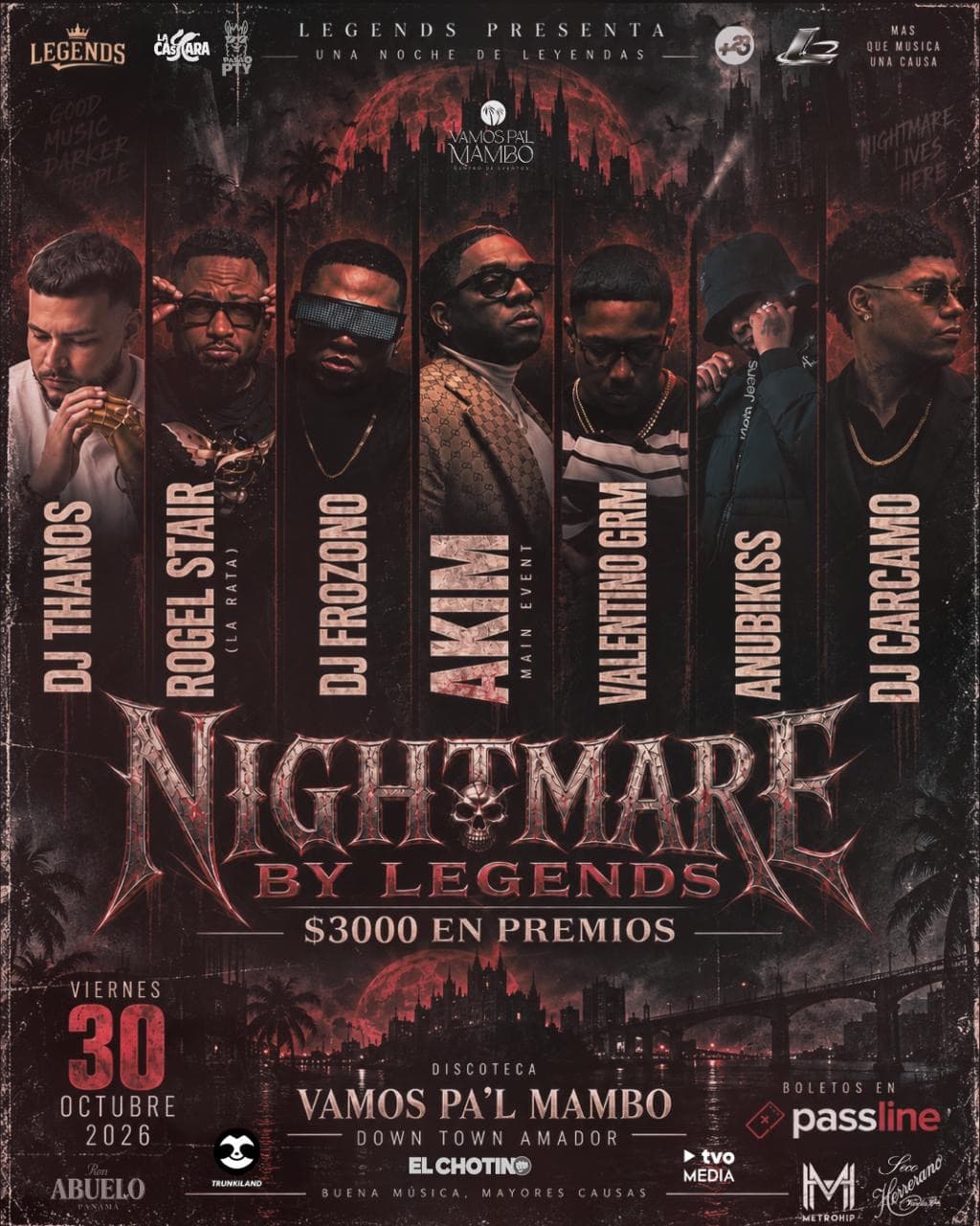 Nightmare By Legends Party